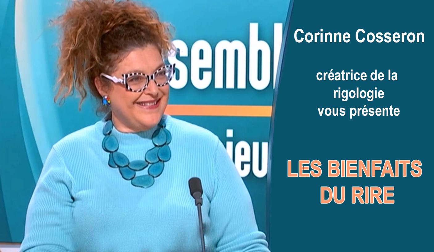 Corinne Cosseron  présente les bienfaits du rire