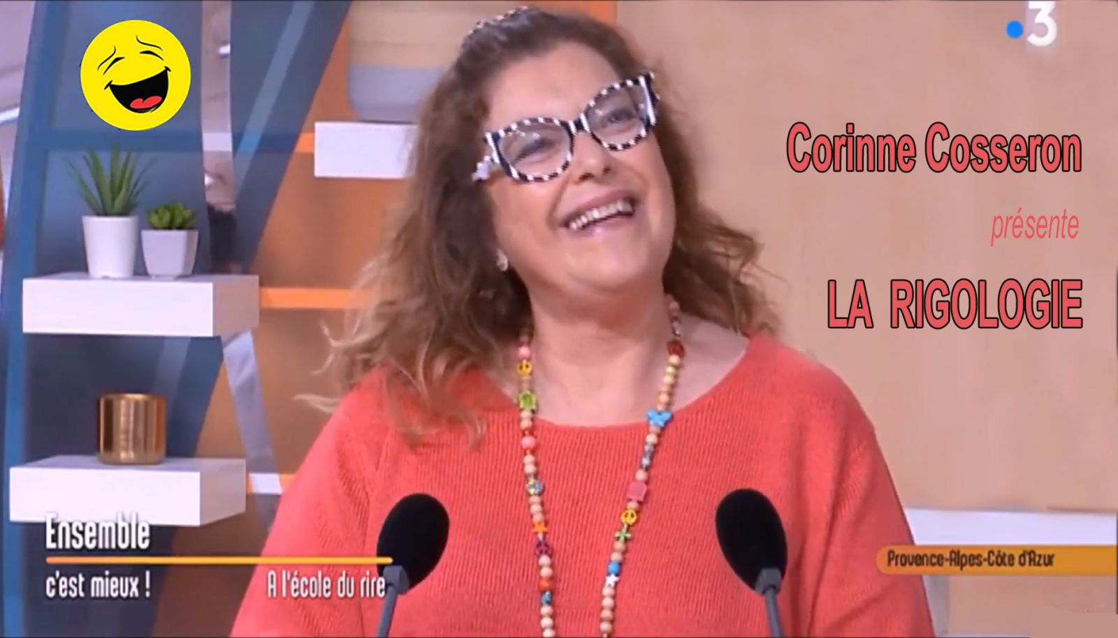 Corinne Cosseron sur France 3 explique la rigologie